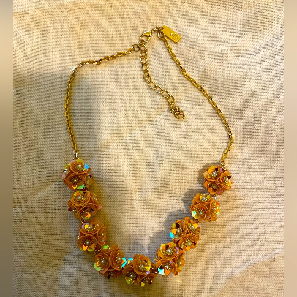 New Inc Pave Flower Strand Necklace $54.50